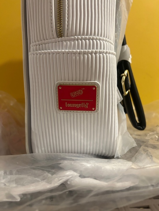Mattel’s UNO Reverse Card X Loungefly Backpack. NWT.NOT MINI: 7.5”W x 12”H x 4”D main image 7